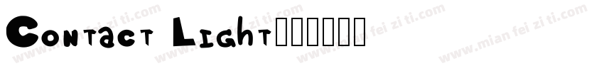 Contact Light字体转换